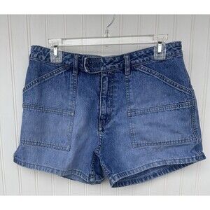 Unionbay Blue Denim Shorts Womens Size 11 Mid Rise 100% Cotton Jean Shorts Y2K